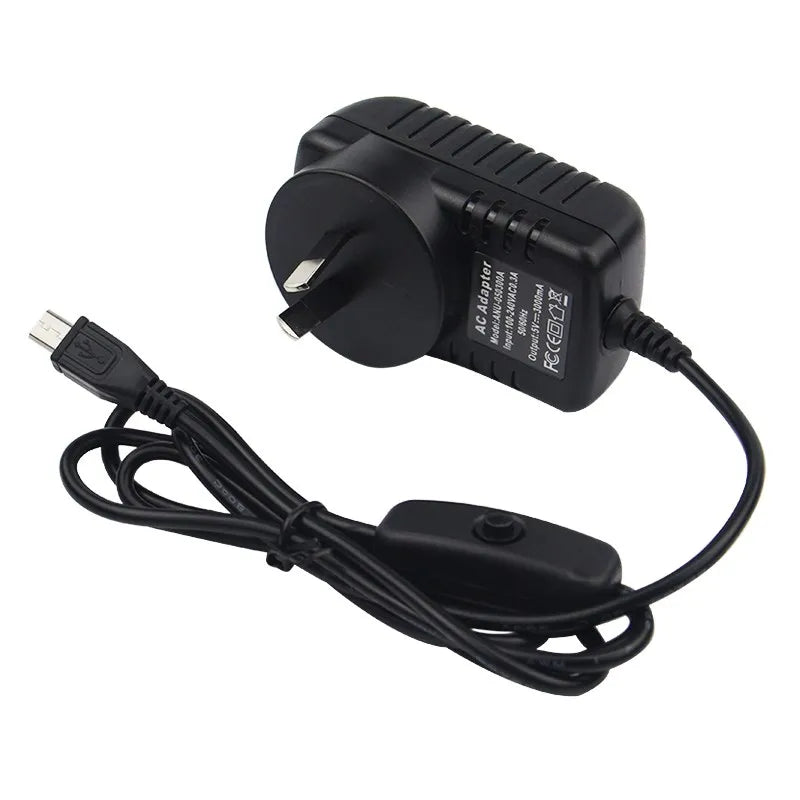 Conector alimentacion 5V 3A Orange Pi con boton