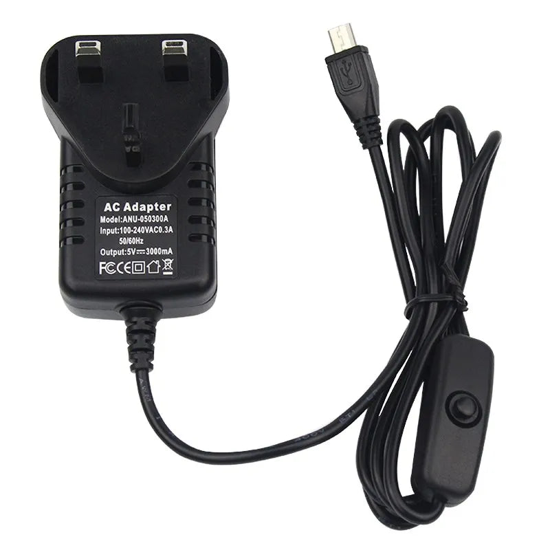 Conector alimentacion 5V 3A Orange Pi con boton