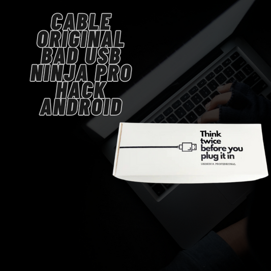 Cable original Bad USB Ninja Pro y control remoto para hackear con aplicación Android