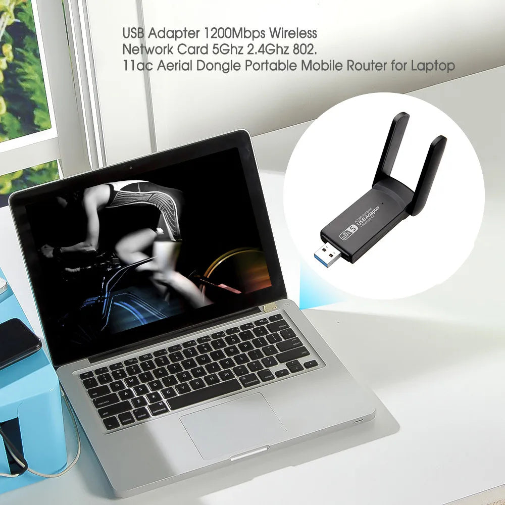 Adaptador USB WIFI 3.0: 1300Mbps de Velocidad para Hackers y Ciberseguridad