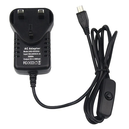 Conector alimentacion 5V 3A Orange Pi con boton