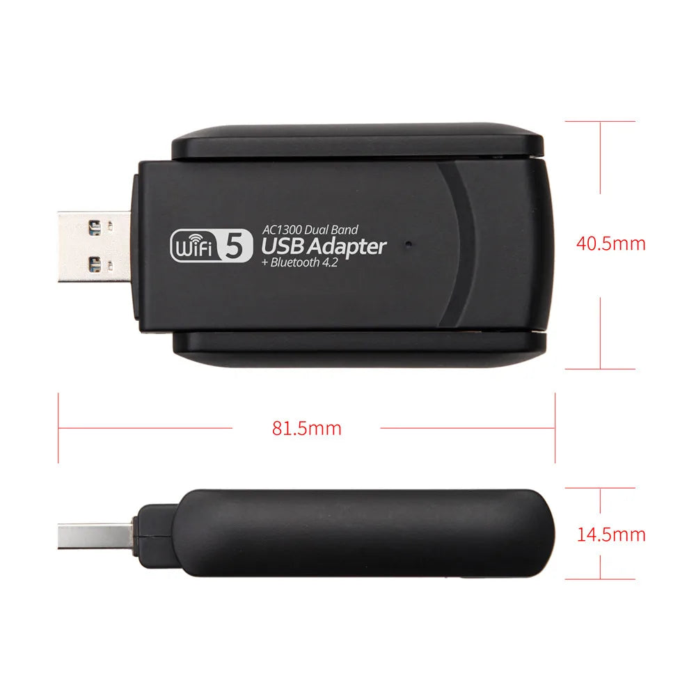 Adaptador USB WIFI 3.0: 1300Mbps de Velocidad para Hackers y Ciberseguridad